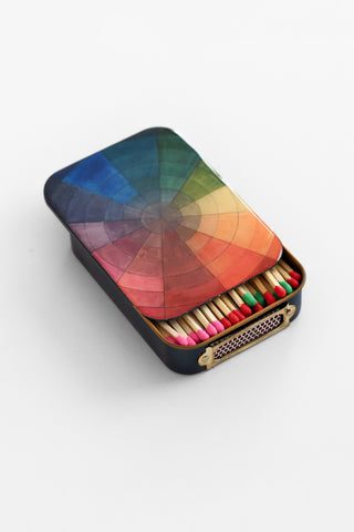 Color Wheel Matches in Tin