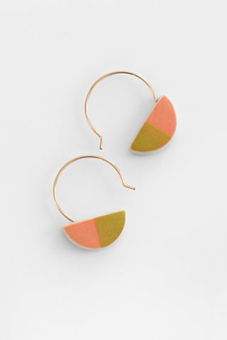 Colorblock Sliced Earrings