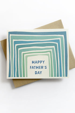 Colorful Happy Father's Day Greeting Card