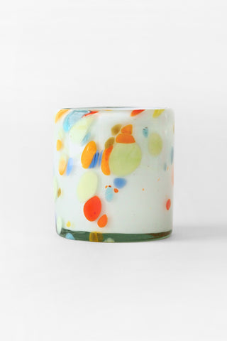 Confetti Hand Blown Tumbler