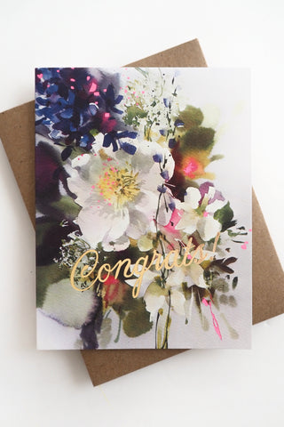 Congrats Bouquet Greeting Card