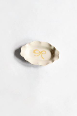 Coquette Stoneware Dish Mustard