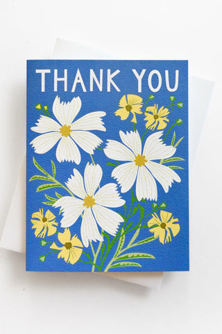 Cosmos Thank You Greeting Card
