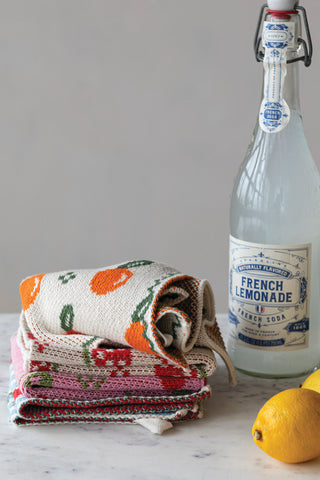 Cotton Knit Fruit Dish Cloth