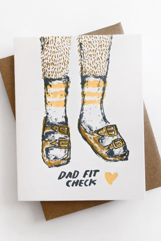 Dad Fit Greeting Card