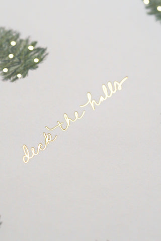 Deck The Halls Trees Greeting Cards Box