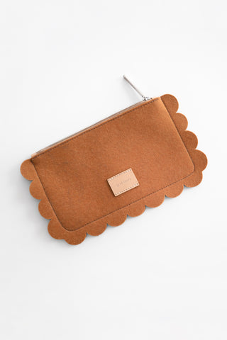 Deco Edge Merino Wool Clutch