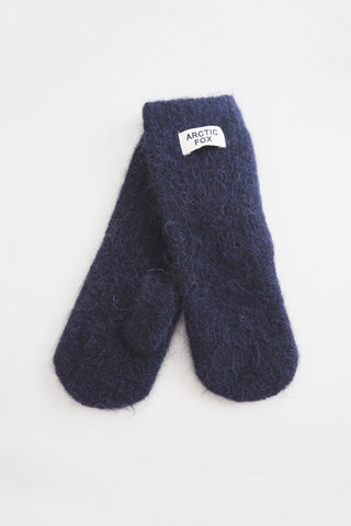 Deep Sea Navy Alpaca Mittens
