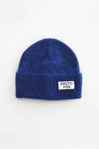 Deep Sea Navy Mohair Beanie