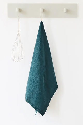 Linen Kitchen Towels • Blues