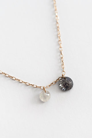 Diamond + 14k Chain Necklace
