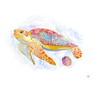Disco Sea Turtle