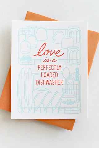 Dishwasher Love Greeting Card
