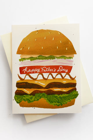 Double Cheeseburger (Dad) Greeting Card