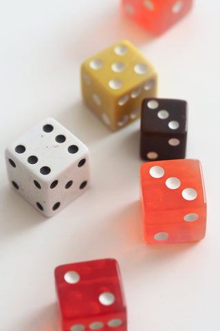 Double Retro Mystery Dice Pair