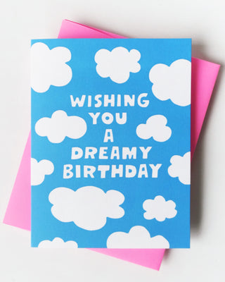 Dreamy Birthday Clouds Greeting Card