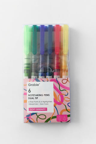 Dual-Tip Notetaking Pen Set