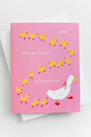 Duck Mom Sweet Mom Greeting Card
