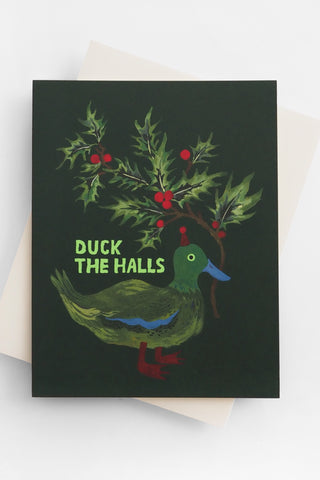 Duck the Halls Greeting Card