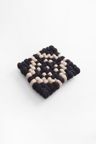 Ember Wool Felt Ball Trivet