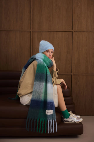 Emerald Check Reykjavik Scarf