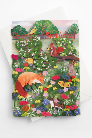 Enchanting Meadow Birthday Greeting Card