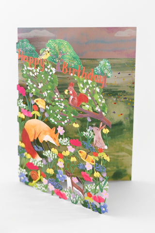 Enchanting Meadow Birthday Greeting Card