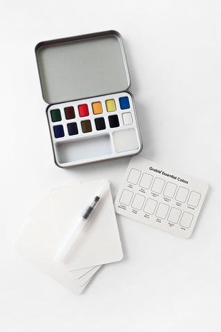 Essential Colors Pocket Watercolor Set