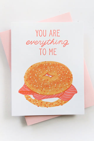 Everything Bagel Love Card