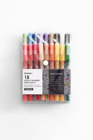 Extra Fine Tip Acrylic Paint Marker Set