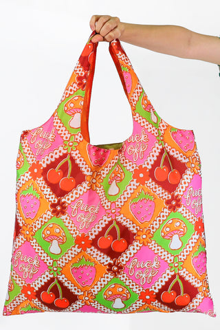 F*ck Off Retro Art Sack Reusable Bag