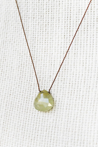 Faceted Grossular Garnet Necklace