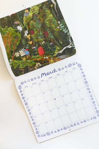 Fairy Folk 2026 Wall Calendar