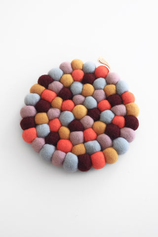 Round Wool Trivet