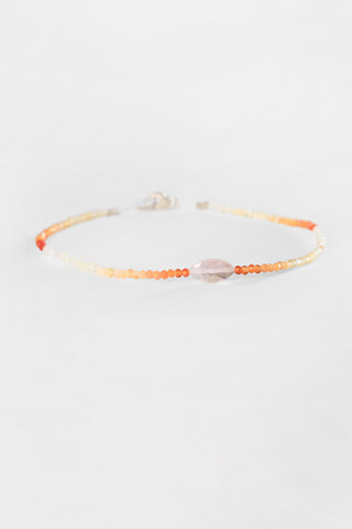 Fire Opal + Tourmaline Bracelet