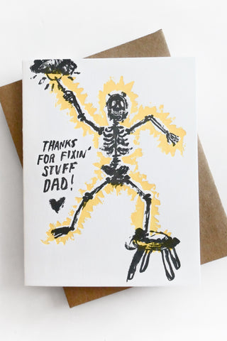 Fix It Dad Greeting Card
