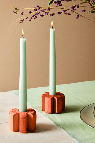 Flame Asterisk Candleholders