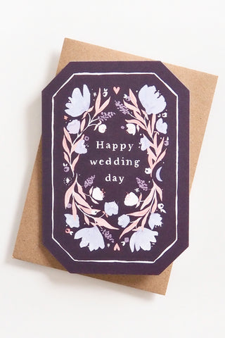 Floral Wedding Greeting Card