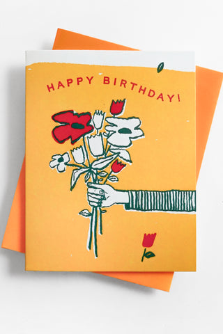 Flowers For You Birthday Greeting Card