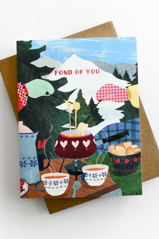 Fond of You Greeting Card