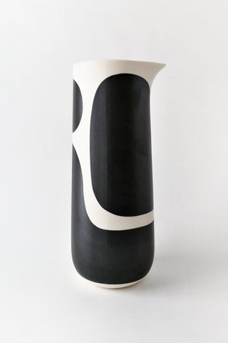 Black Color Block Pitcher