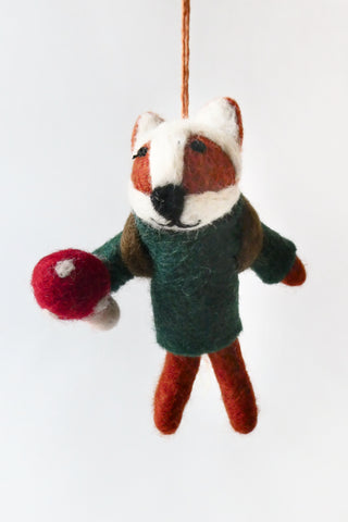 Handmade Felt Animal Friends Ornament