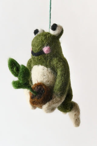 Handmade Felt Animal Friends Ornament