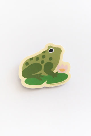 Frog Vinyl Sticker