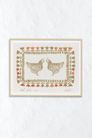 Girl's Locker Room Art Print