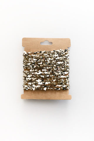 Glitter Garland String Champagne