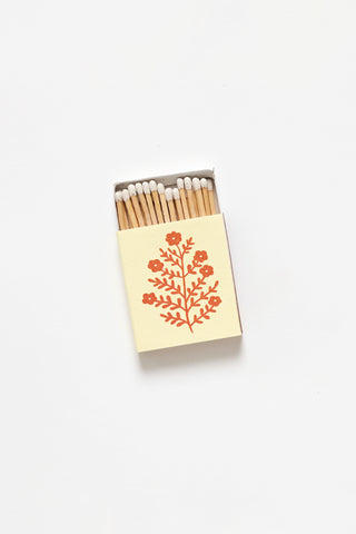 Golden Floral Matchbox