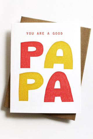 Good Papa Greeting Card