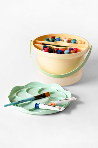 Gouache Paint Bucket & Accessories Set