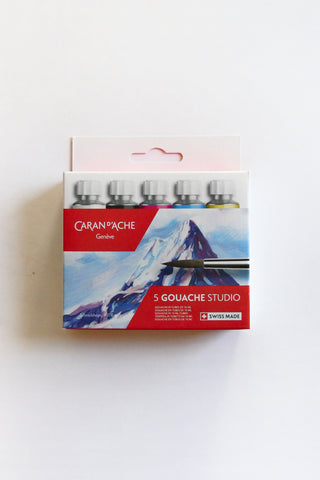 Gouache Studio Paint Set of 5